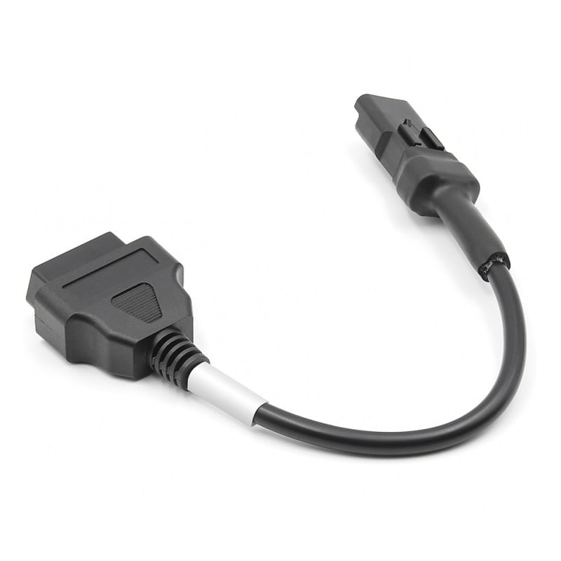 Cablu Adaptor De Diagnosticare Techstar® OBD2 Cu 4 Pini La 16 Pini Pentru Motociclete Ducati