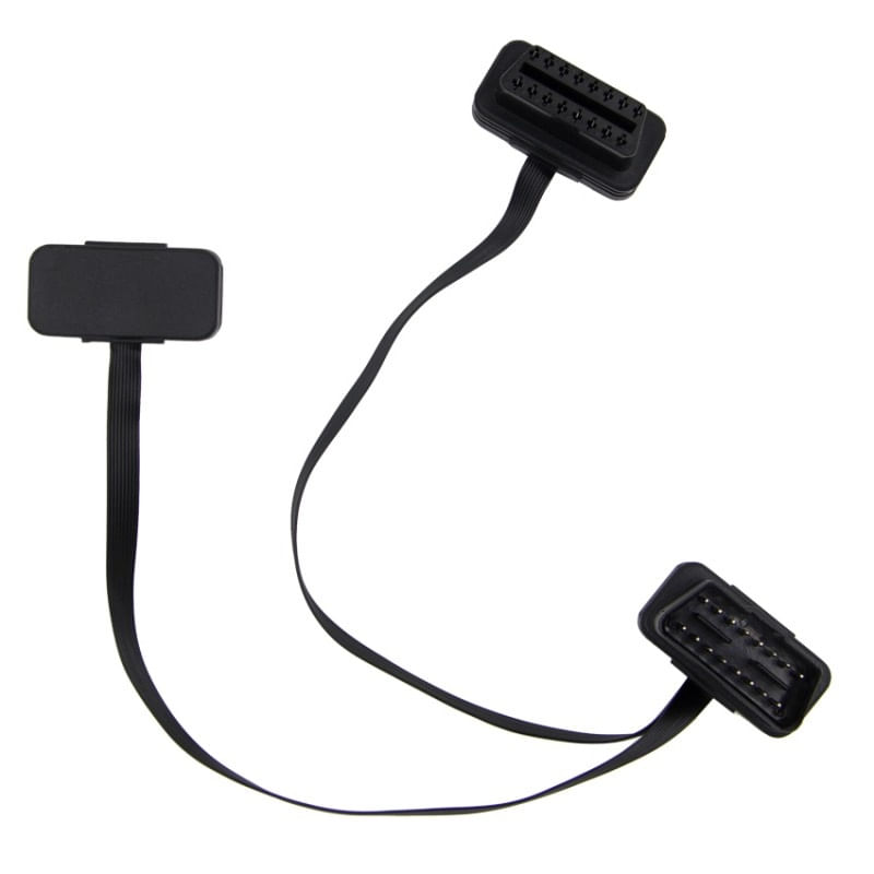 Prelungitor Cablu Techstar®, Adaptor Auto 2 in 1 la OBD2 16 Pin, 30cm - 2 | YEO