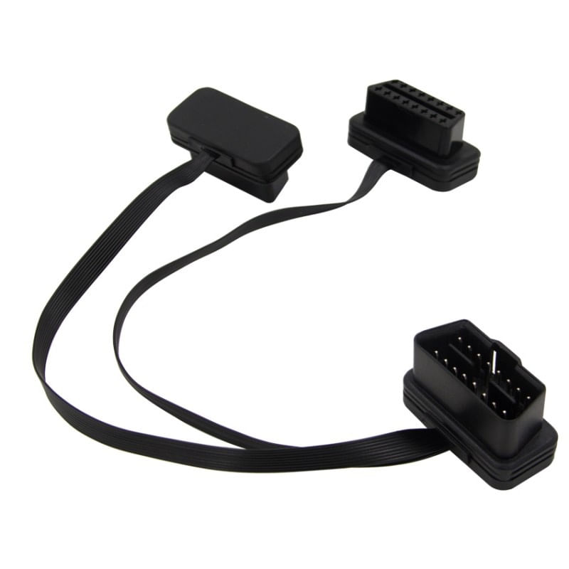 Prelungitor Cablu Techstar®, Adaptor Auto 2 in 1 la OBD2 16 Pin, 30cm - 4 | YEO