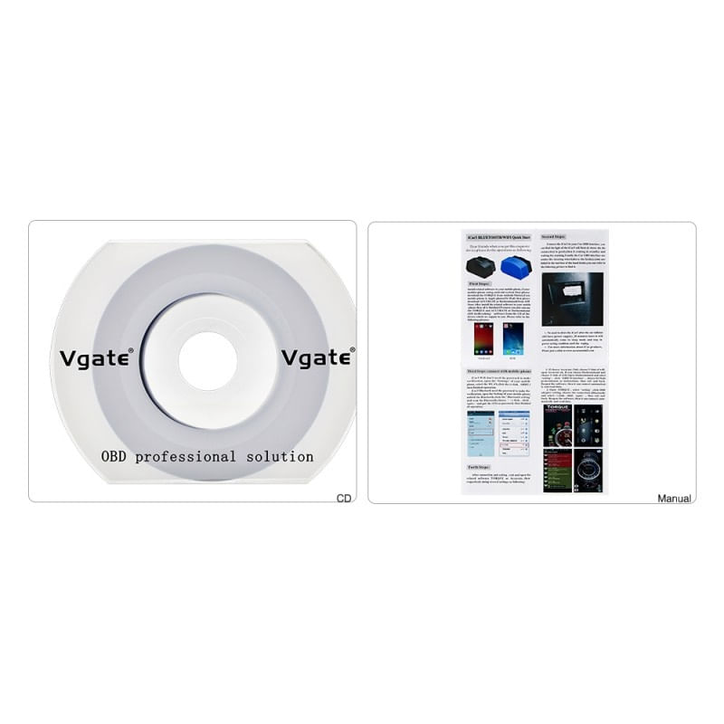 Interfata Diagnoza Multimarca ICar3 Vgate cu Bluetooth White