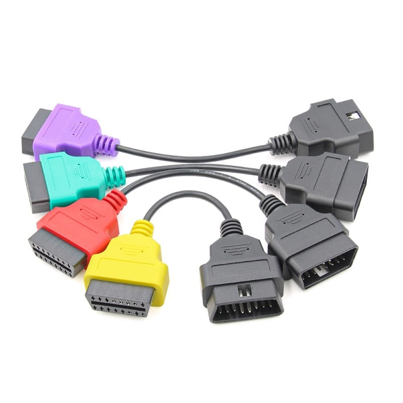 Set 4 Cabluri Adaptoare Auto Fiat, la OBD2 16 Pin - 4 | YEO