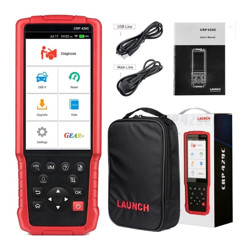 Tester Diagnoza Auto Launch Creader X431 CRP429C Profesional cu Interfata Android, Wi-fi, Multimarca OBD2 - 4 | YEO