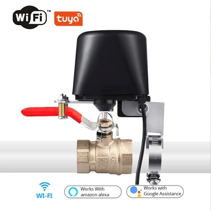Valva Inteligenta Techstar® Smart Valve, Conectiune Wireless, Oprire si Pornire Alimentare Conducta Apa/Gaz, Compatibil - 1 | YEO