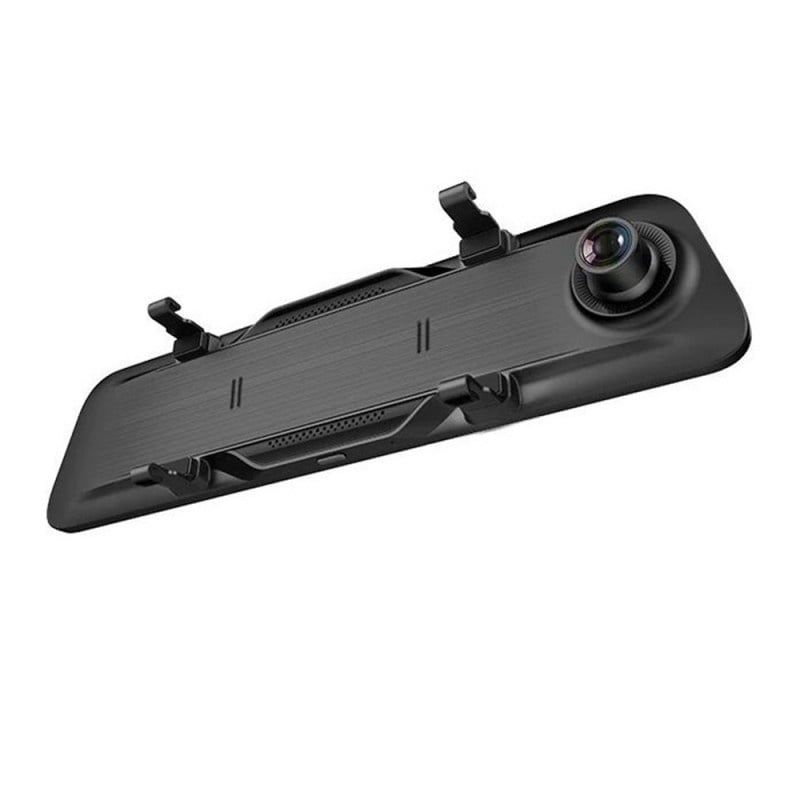 Camera Auto Oglinda cu Touchscreen Techstar® D40, 10 inch, Inregistrare Duala Fata/Spate Marsarier, 1080P FullHD, Unghi - 2 | YEO