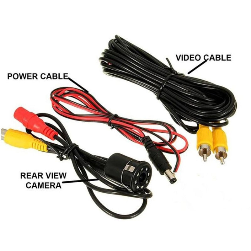 Camera Auto Marsarier cu Vedere Retrovizoare Techstar® IR, 4 LED-uri, Vizionare Nocturna, Unghi 170°, Waterproof - imagine 9
