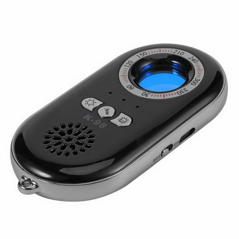Detector Aparate Spionaj Techstar® K98, Compact, Detecteaza Camere si Microfoane Wireless, Localizatoare GPS, Acumulator - 4 | YEO