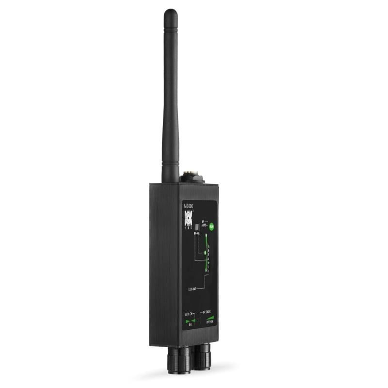Detector Aparate Spionaj Techstar® M8000, Profesional, Detecteaza Camere, Dispozitive GSM, Microfoane, Localizatoare