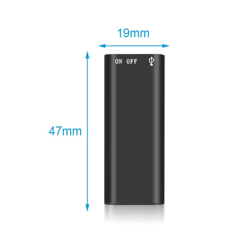 MP3 Player Spion Techstar® Mini8, Memorie Interna 8GB, Microfon Integrat, Inregistrare Audio, Acumulator - 4 | YEO