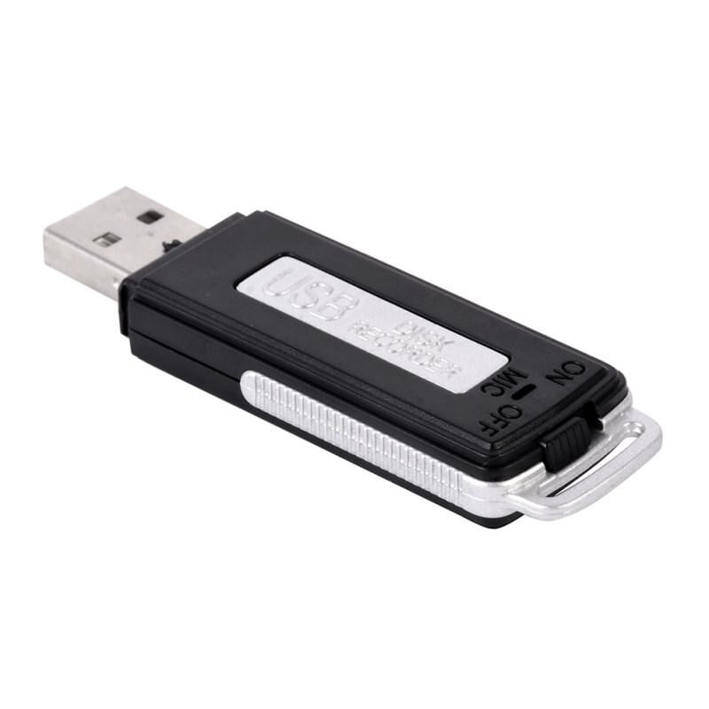 Memorie USB Spion Techstar® U-Disk B2, 8GB, Microfon Integrat, Inregistrare Automata, Acumulator, Alimentare USB - 2 | YEO