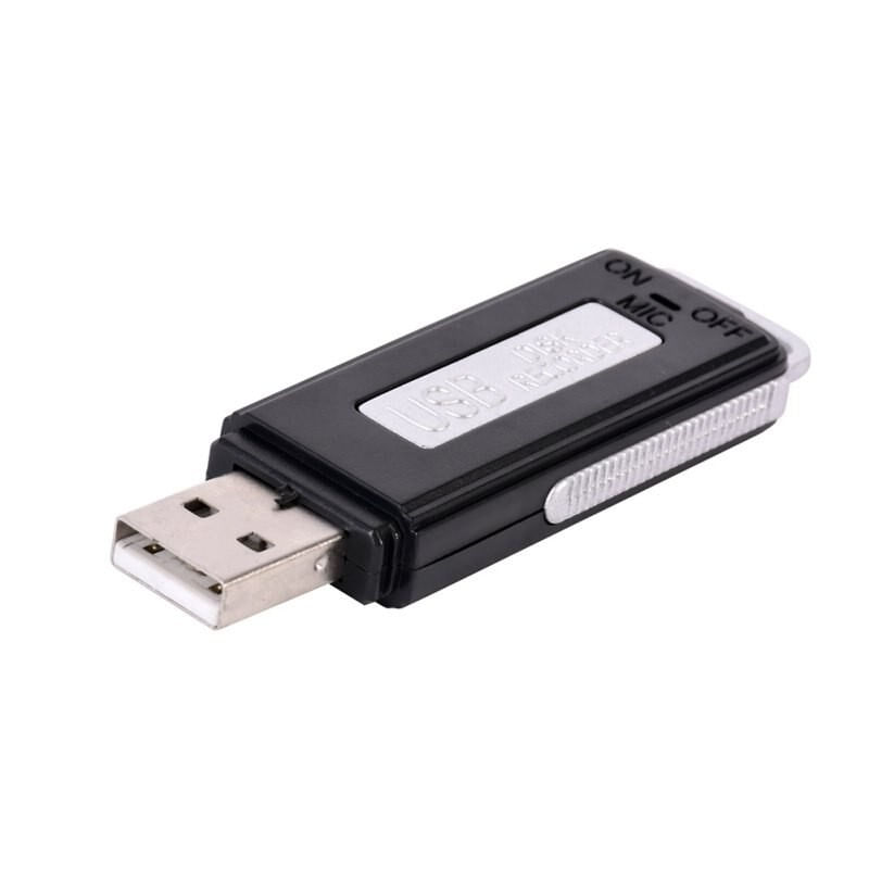 Memorie USB Spion Techstar® U-Disk B2, 8GB, Microfon Integrat, Inregistrare Automata, Acumulator, Alimentare USB - 4 | YEO