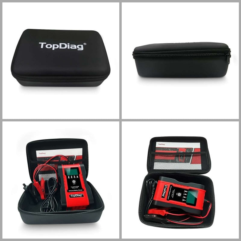 Redresor Acumulatori Auto/Moto Techstar® TopDiag BT1000, Incarcare, Reparare, Mentinere, Baterii Acid-Plumb, Calcium