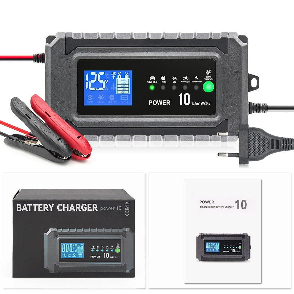 Redresor Inteligent Demuda Power DC10 - Incarcare Rapida pentru Baterii Auto si Moto 12/24V, 10.5A - 3 | YEO