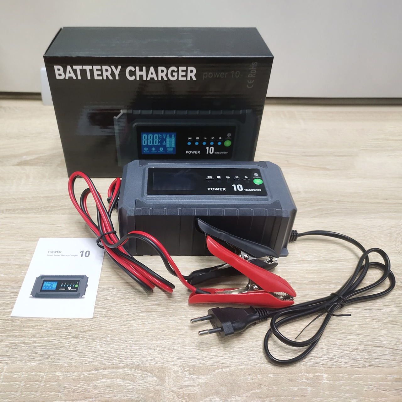 Redresor Inteligent Demuda Power DC10 - Incarcare Rapida pentru Baterii Auto si Moto 12/24V, 10.5A