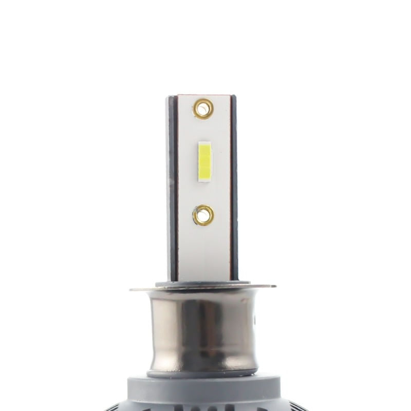 Set 2 LED-uri Auto Techstar® S1, H3, 40w, 4000 Lumeni, 6500K, AUTO, 12-24 Volti, CSP, Canbus, Radiator Aluminiu