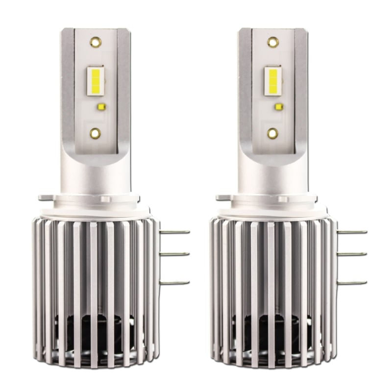Set 2 LED-uri Auto Techstar® X9, H15, CSP si ZES 40w, 4000 Lumeni, 6500K, AUTO, 12-24 Volti, EPISTAR, Canbus, Radiator