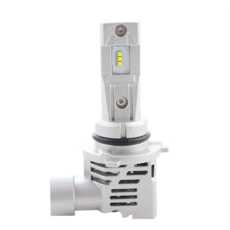Set 2 LED-uri Auto Techstar® M3, 9005, 40w, 8000 Lumeni, 6500K, AUTO, 12-24 Volti, ZES, Canbus, Miez Cupru, Radiator
