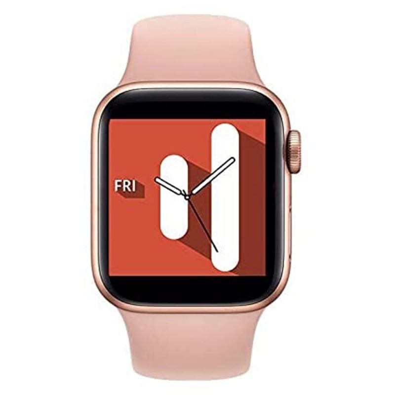 Ceas Smartwatch Techstar® T55, 1.3 Inch IPS, Monitorizare Cardiaca, Tensiune, Sedentarism, Bluetooth 5.0, 2 Curele, Roz - imagine 6