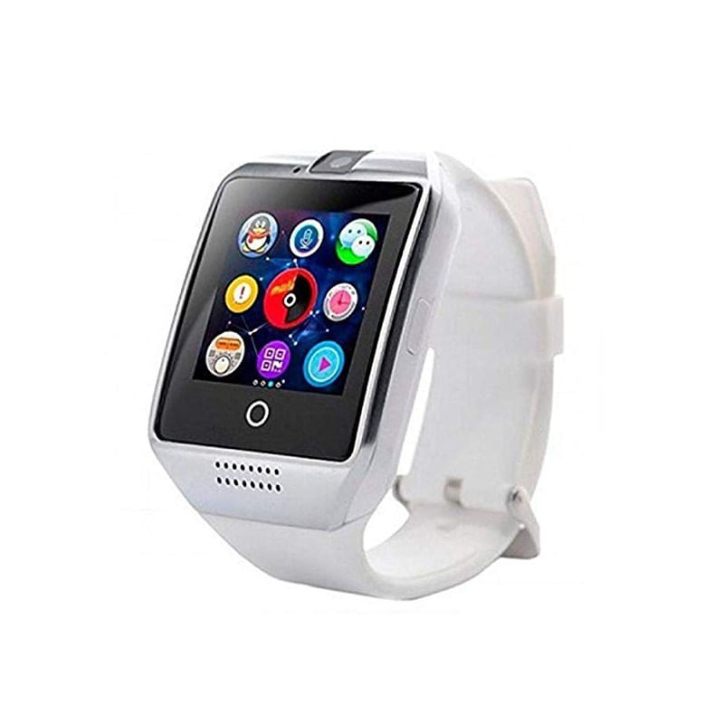 Smartwatch Vogue Q18 Curved cu Camera si Telefon 3G Alb Display 1.54