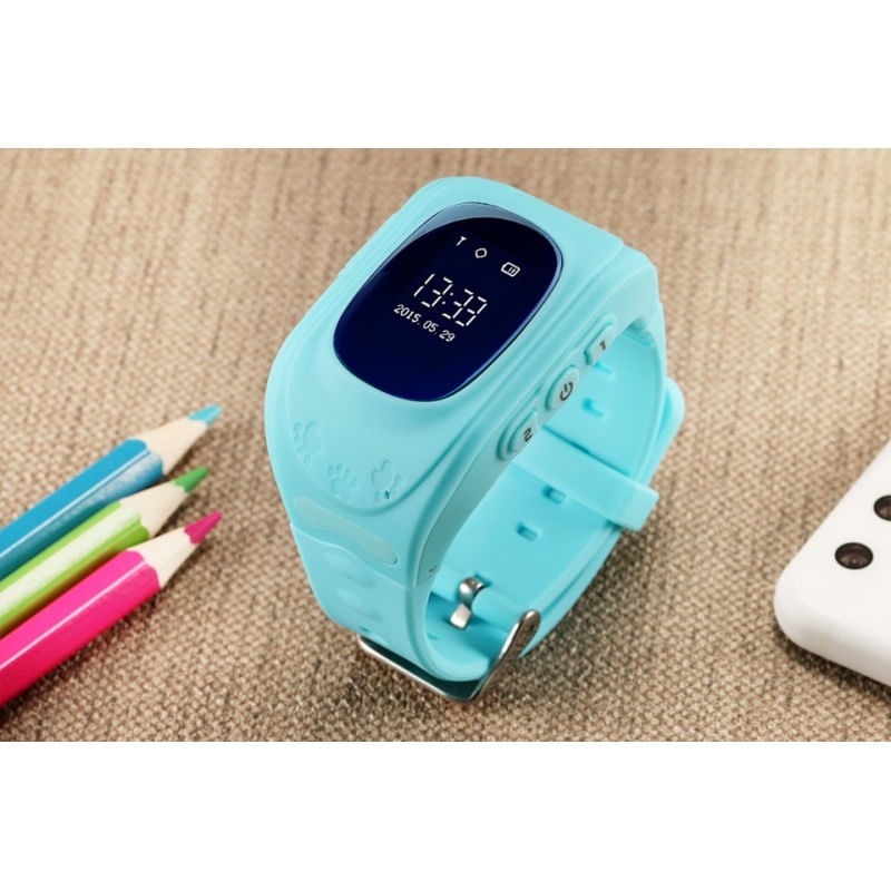 Ceas Smartwatch pentru Copii Albastru Q50, Slot Cartela SIM, GPS Tracker, Buton Urgenta SOS, Monitorizare Live - 3 | YEO