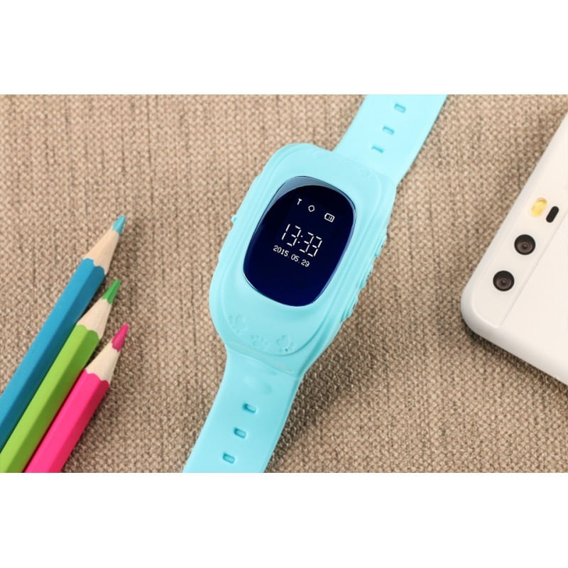 Ceas Smartwatch pentru Copii Albastru Q50, Slot Cartela SIM, GPS Tracker, Buton Urgenta SOS, Monitorizare Live - 4 | YEO