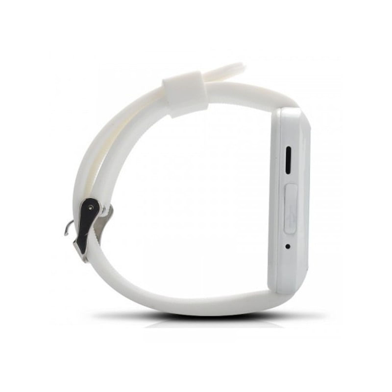 Smartwatch Techstar® U8+, Bluetooth, Ecran LCD 1.44inch, Conectare Telefon, Pedometru, Alb