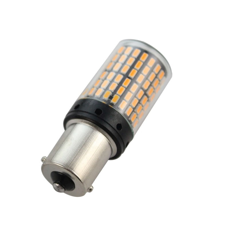 Bec Led Auto Techstar® BA15S, 1156, Galben, 12V, 800 lm