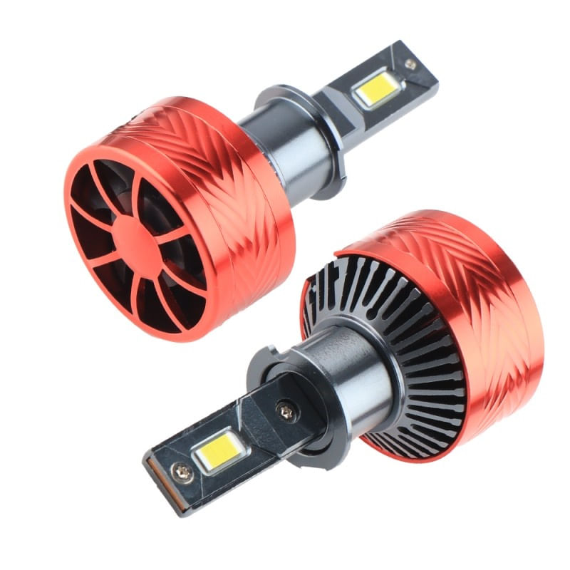 Set 2 LED-Uri Auto Techstar® P14, H3, 120W, 18000 Lumeni, 6000K, 12-24V, Unghi Fascicul 360°, CSP 3570, Canbus