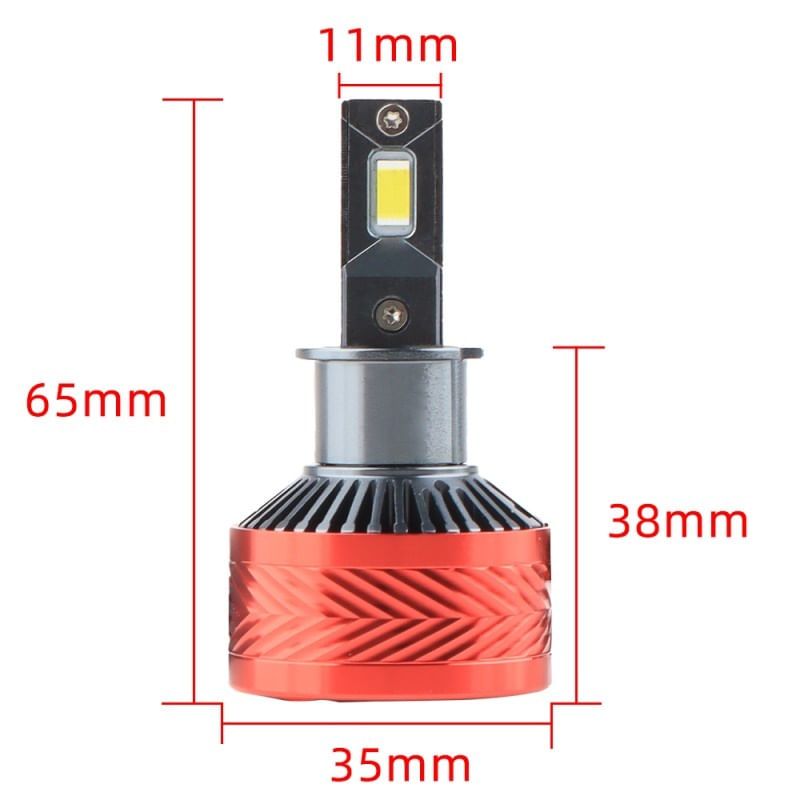 Set 2 LED-Uri Auto Techstar® P14, H3, 120W, 18000 Lumeni, 6000K, 12-24V, Unghi Fascicul 360°, CSP 3570, Canbus - 4 | YEO
