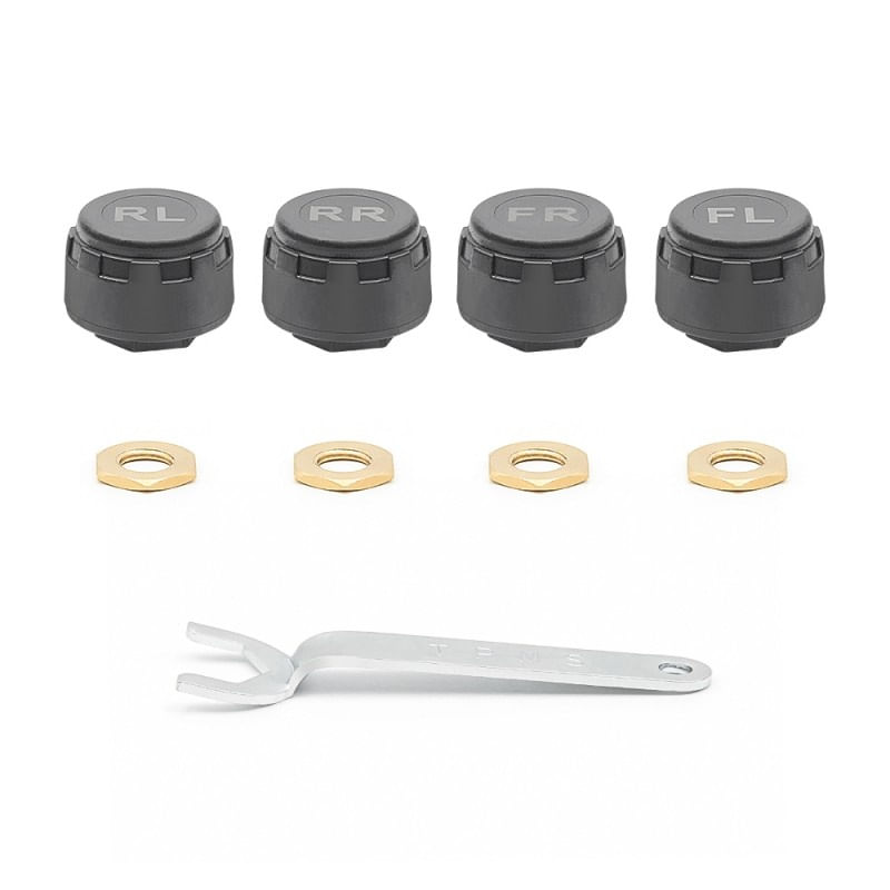 Sistem TPMS de Monitorizare a Presiunii in Anvelope Techstar®, Incarcare Solara, 4 Senzori Externi, Afisaj LCD - 1 | YEO