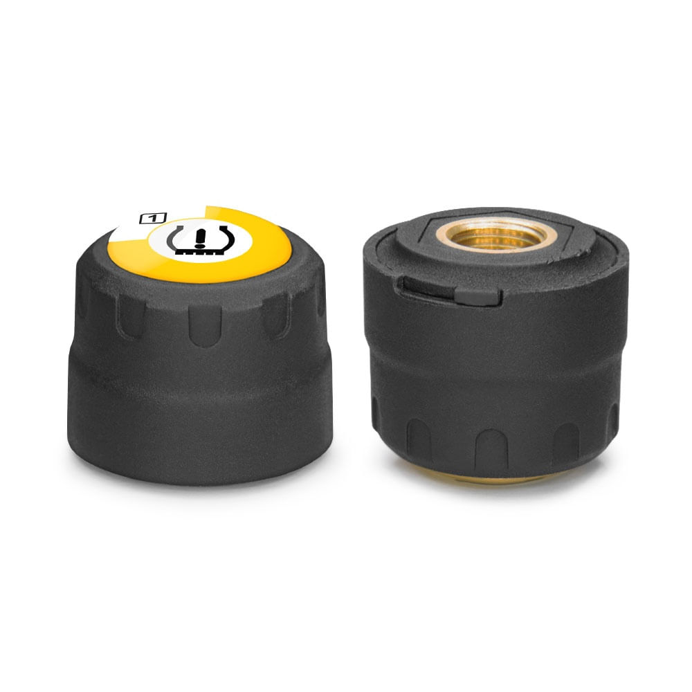 Set Senzori Techstar® TPMS cu Bluetooth pentru Motociclete, Monitorizare a Presiunii in Anvelope, Compatibil Android