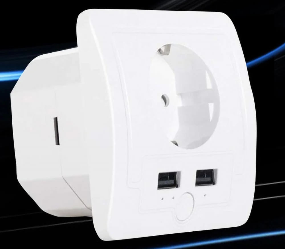 Priza Incorporabila Smart Techstar® M36, Wireless 2,4GHz, Smart Home, Google Home. Amazon Echo, Alexa - 4 | YEO
