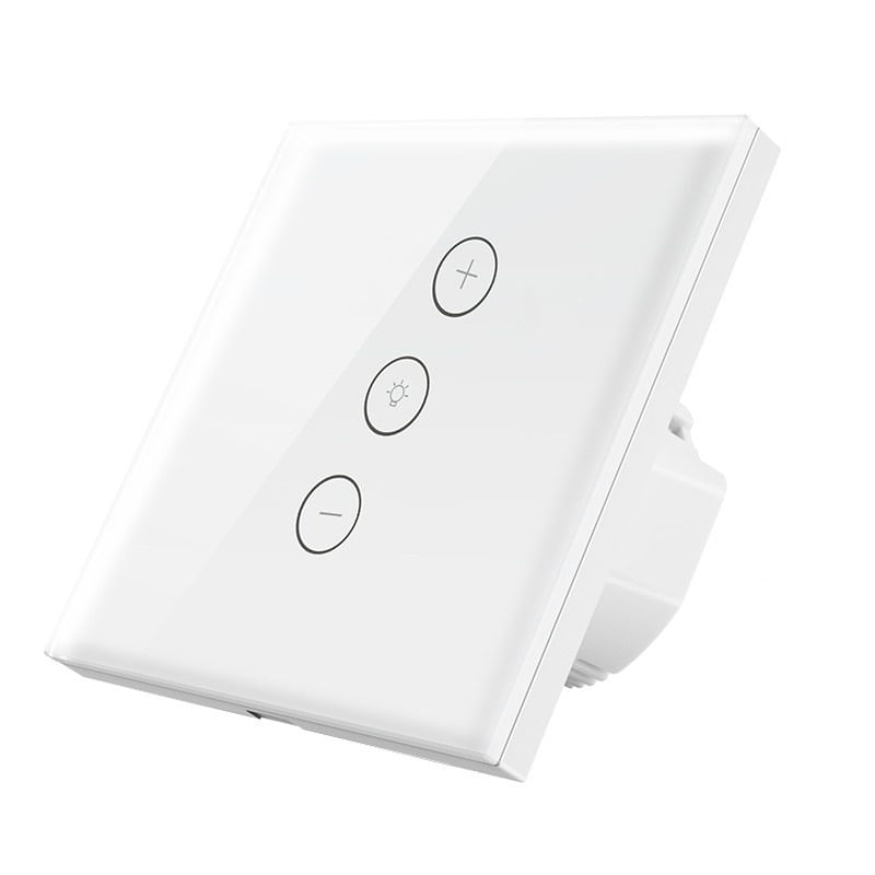 Intrerupator Smart Touch Techstar® V2, Wireless 2.4GHz, Dimmer, Sticla Securizata, Design Modern, Iluminare LED - 4 | YEO