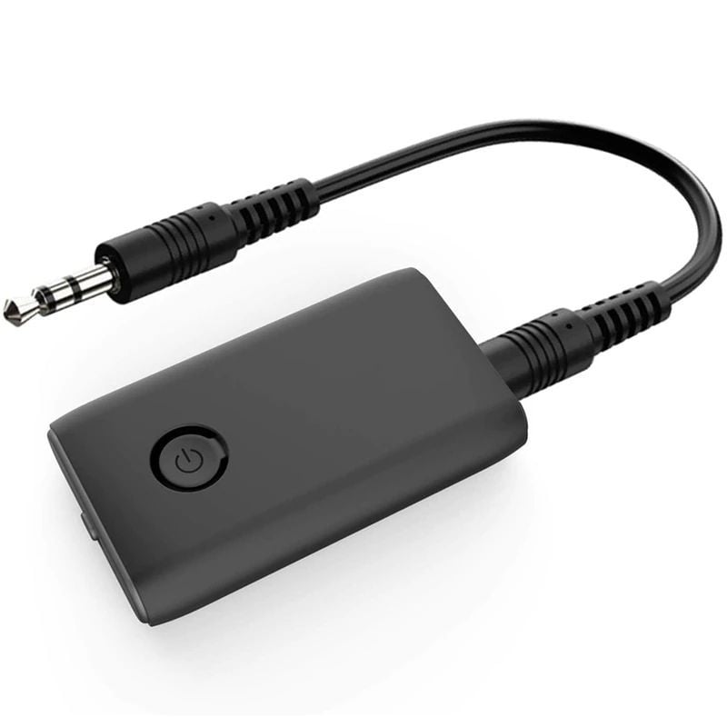 Receptor Transmitator Bluetooth Techstar® J40, Bluetooth 5.0, Microfon Incorporat, CVC, AUX, Acumulator Incorporat