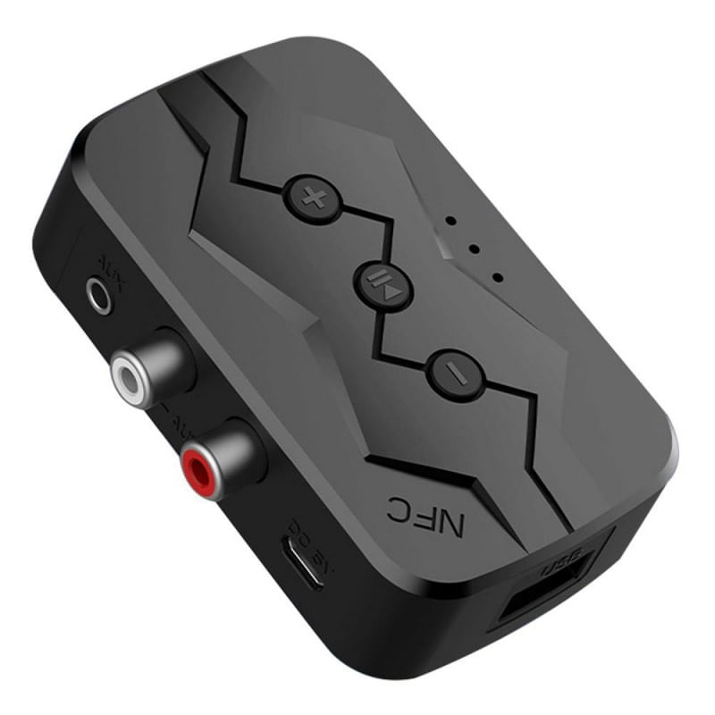 Adaptor Bluetooth Techstar® M23, transmitator si receptor pentru TV/PC/Sistem de sunet pentru casa, Jack 3.5mm, Micro - 1 | YEO
