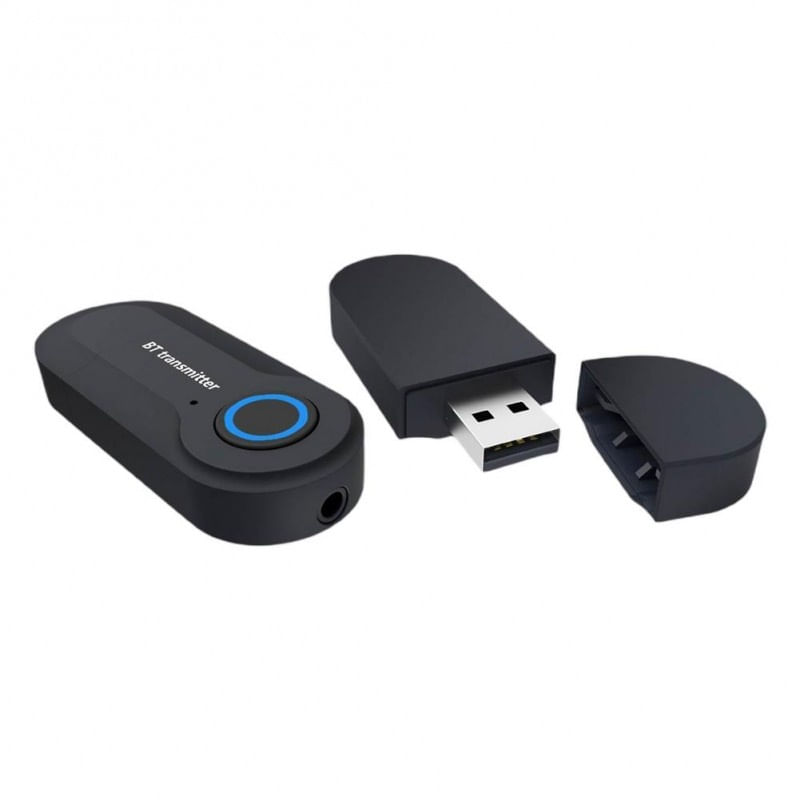 Adaptor Audio Bluetooth Techstar® T12, Bluetooth 5.0, Microfon Incorporat, AUX 3.5 mm, Hands Free, pentru PC/TV/Auto