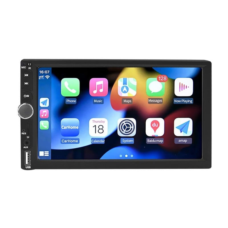 MP5 Player Techstar® 7028, 2DIN, Ecran HD Touch 7 inch, Camera Marsarier, Comenzi volan, MirrorLink, Bluetooth 4.2 - 3 | YEO