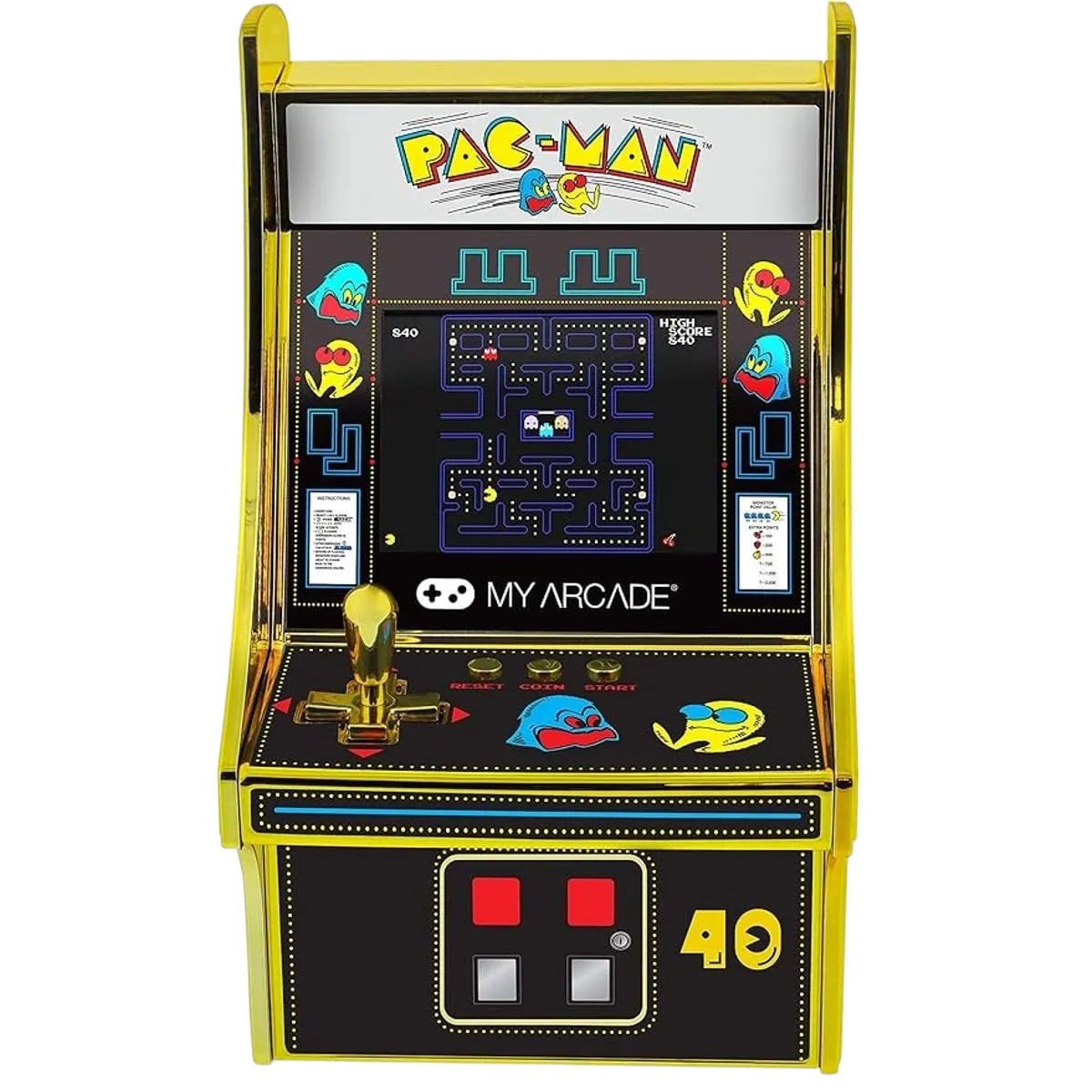 Consola jocuri video, My Arcade, DGUNL-3290, Pac-Man, 6.75