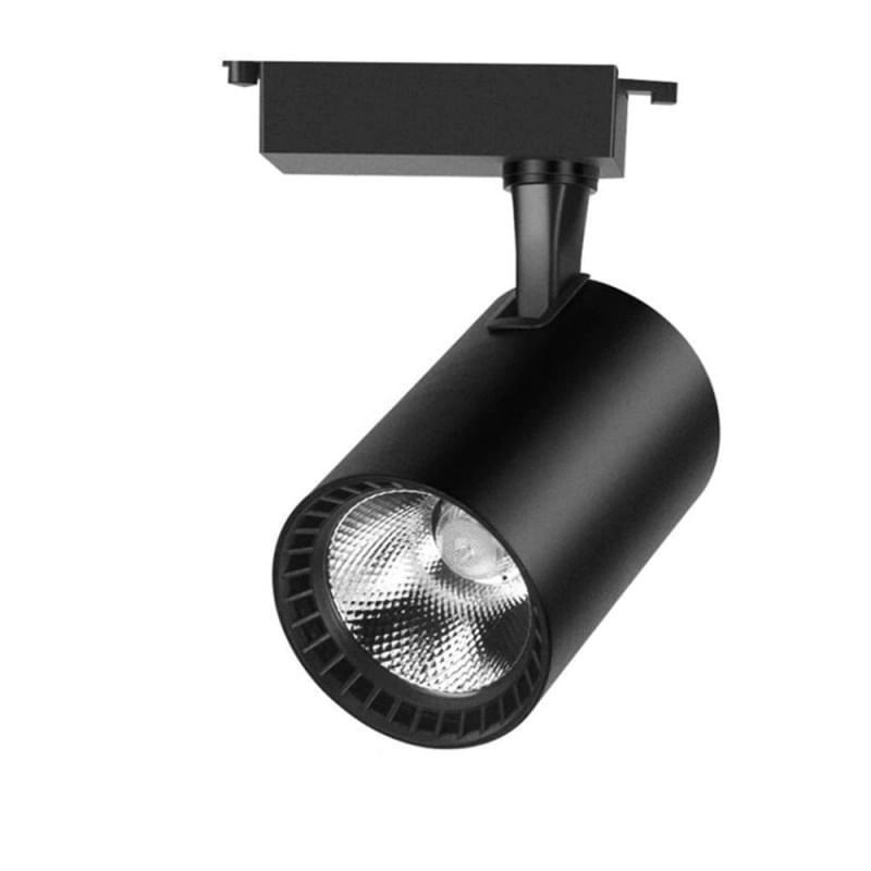 Spot LED Techstar® Tracklights, Pentru Sina RailRacks Monofazata Tip L, 40w, 4000k Lumina Naturala, Iluminat