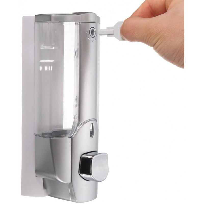Dozator De Sapun, Argintiu, Montaj Perete, 350ml - 1 | YEO