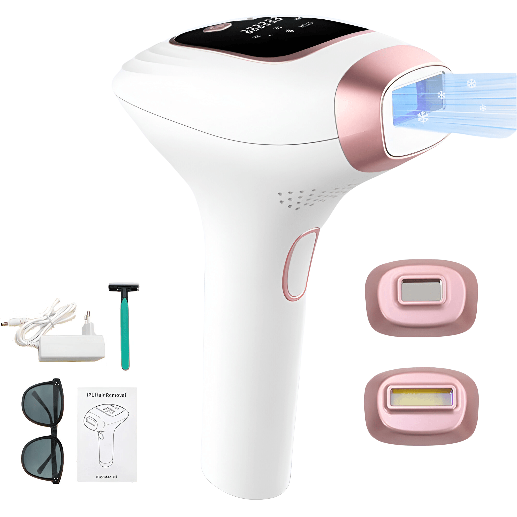 Epilator IPL Multifunctional, 9 Niveluri de Energie, Moduri HR/SC/RA, 999.999 Impulsuri, Epilare Definitiva Fara Durere - imagine 4