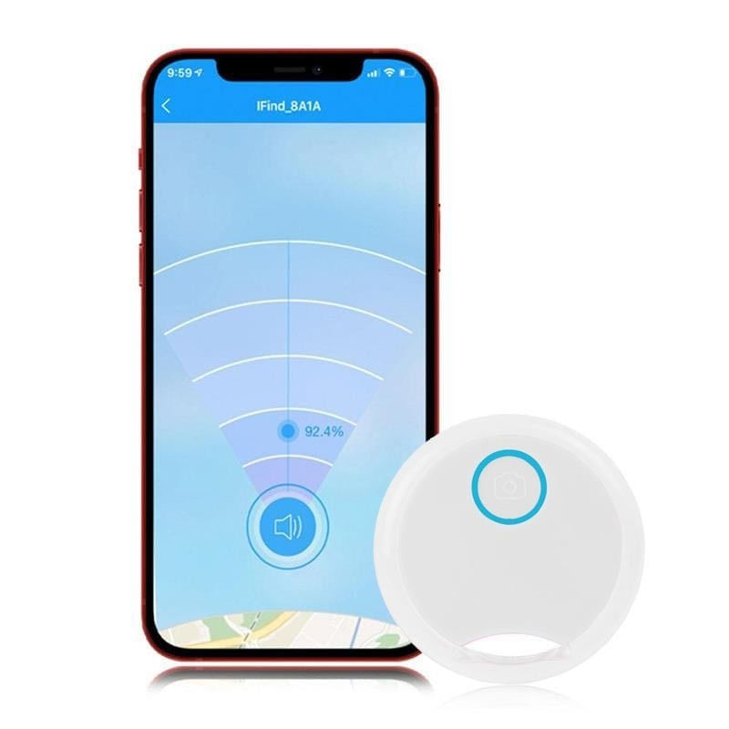 Dispozitiv Anti-Pierdere Techstar® KeyLost, Bluetooth, Localizare Pentru Copii, Obiecte, Animale, Alb