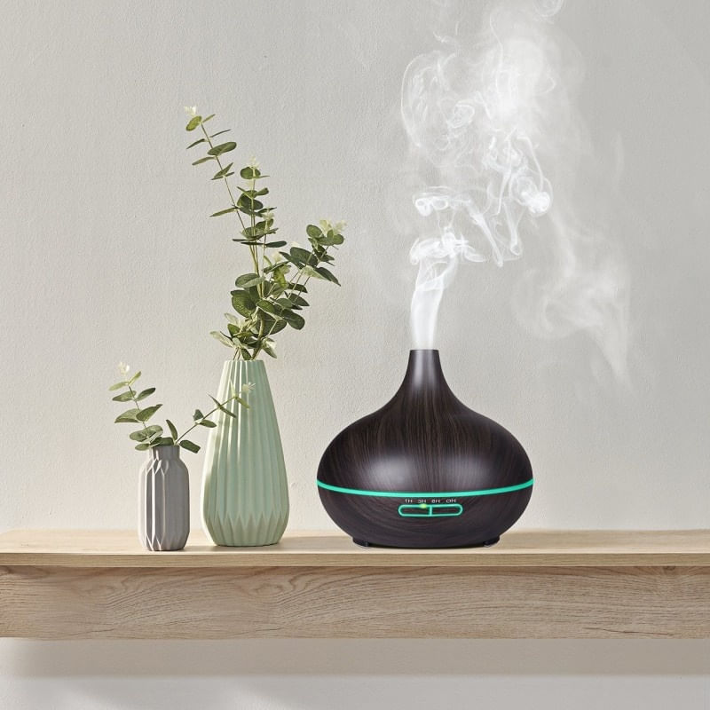 Umidificator si Purificator Aer cu Aromaterapie cu Ultrasunete, Uleiuri Esentiale, pentru Camera, Birou, de 400 ml - 3 | YEO