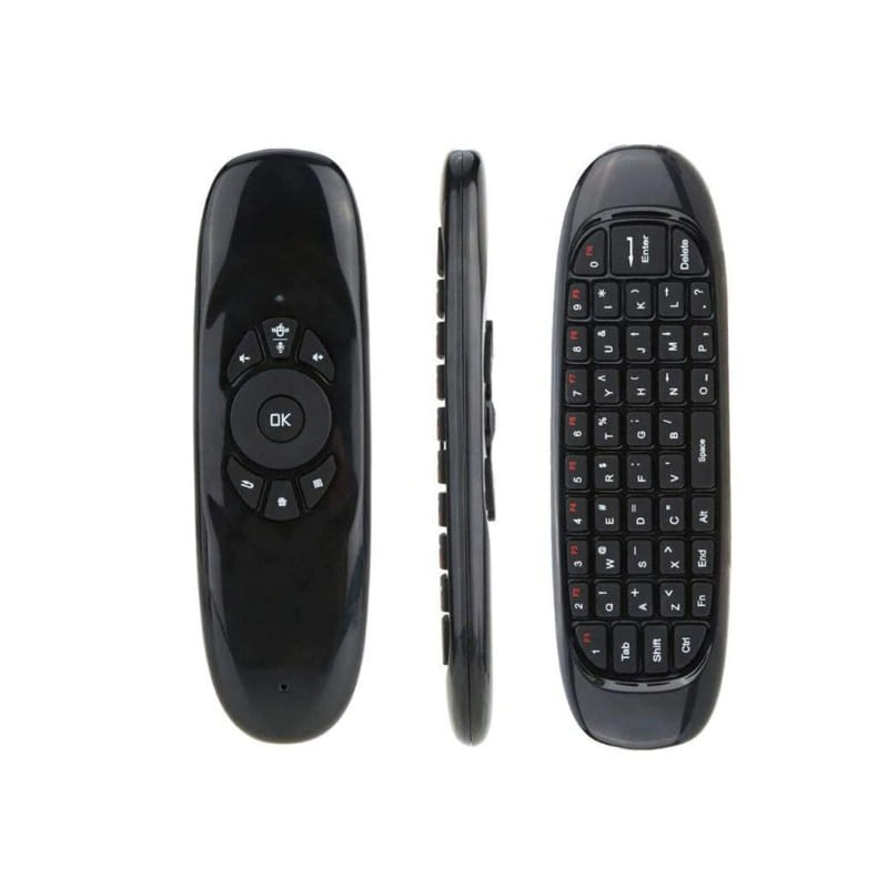 Tastatura Wireless Techstar® R15, QWERTY, Air Mouse, Telecomanda Mini, Wireless 2.4G, Gyroscop, pentru IR PC, Smart TV