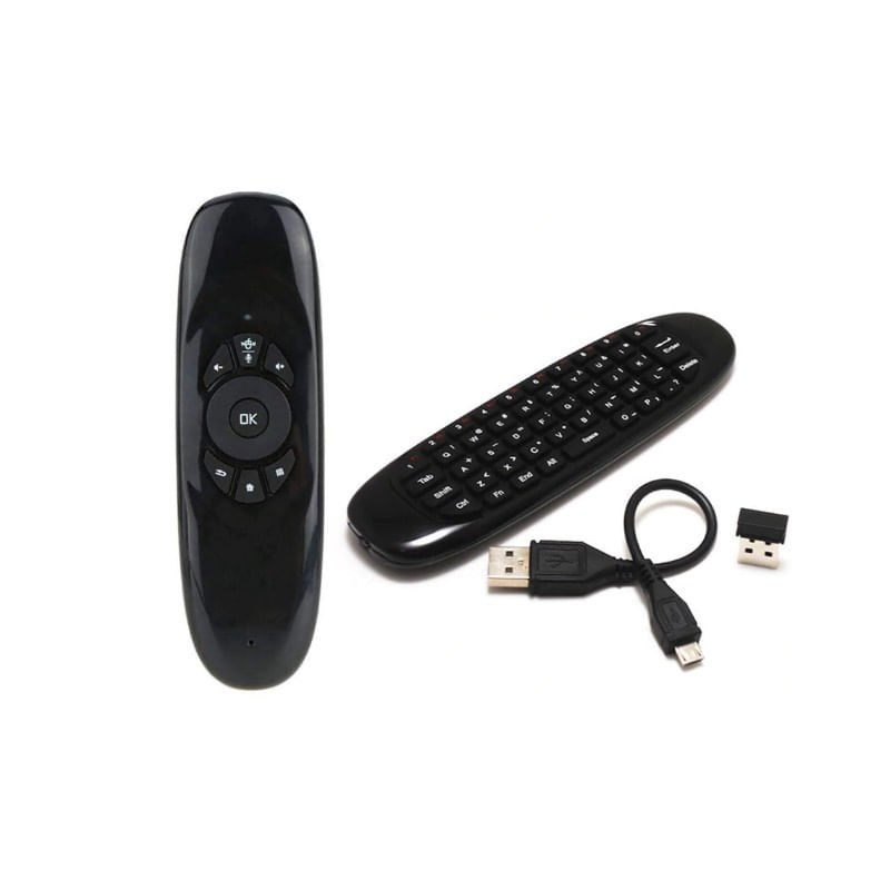 Tastatura Wireless Techstar® R15, QWERTY, Air Mouse, Telecomanda Mini, Wireless 2.4G, Gyroscop, pentru IR PC, Smart TV - 3 | YEO