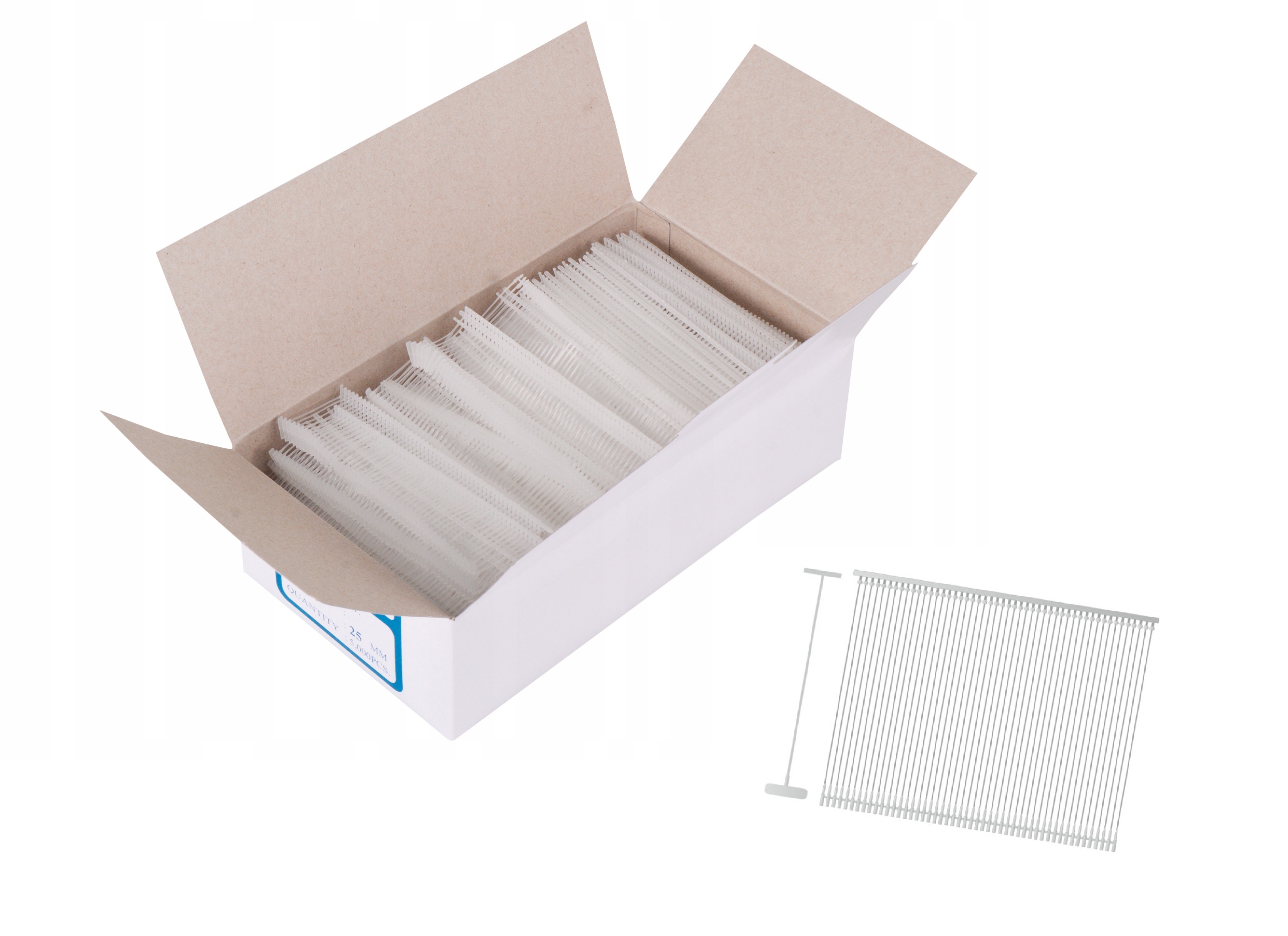 Set pistol de agatat etichete cu 5000 buc agatatori, plastic si otel, portocaliu/alb - 2 | YEO