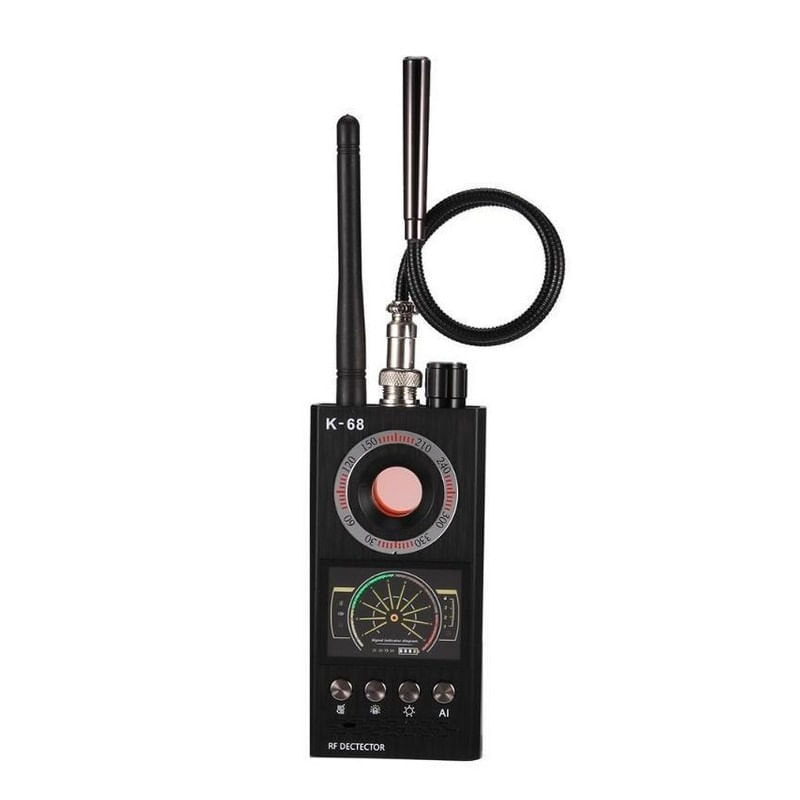 Detector Aparate Spionaj Techstar® K68, Profesional, Detecteaza Camere, Dispozitive GSM, Microfoane, Localizatoare GPS