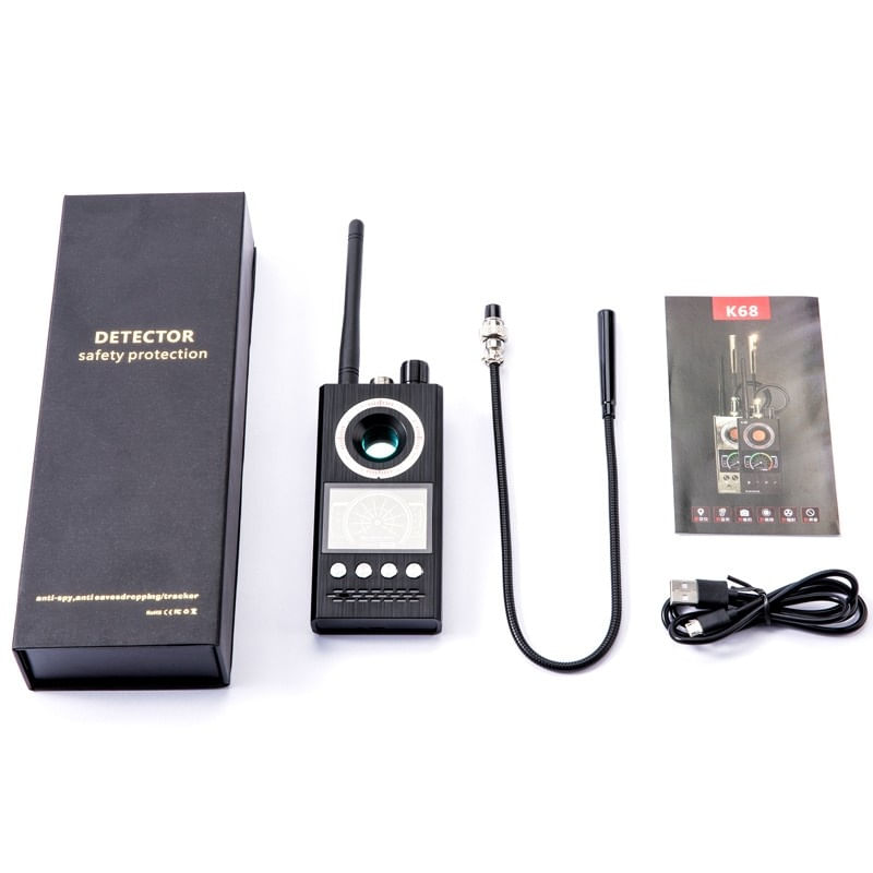 Detector Aparate Spionaj Techstar® K68, Profesional, Detecteaza Camere, Dispozitive GSM, Microfoane, Localizatoare GPS - 4 | YEO