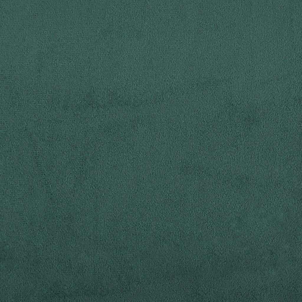 Canapea modulara cu perne, verde inchis, catifea — imaginea 8