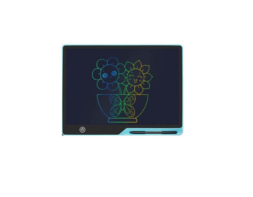 Tableta grafica pentru copii,Scris si desenat,Dimensiune 16 inch,Albastru, Albastru - 2 | YEO