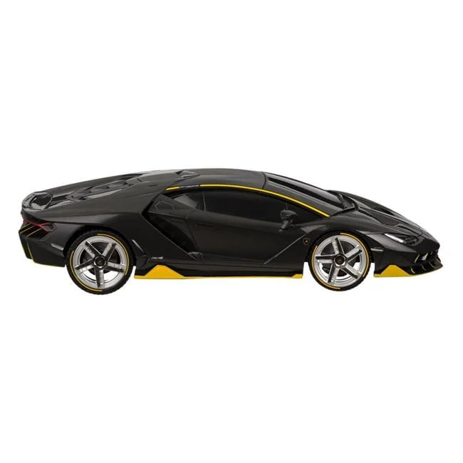Masina Lamborghini Centenario, cu telecomanda si Joystick, functii complete, 53x23.5x20cm, negru